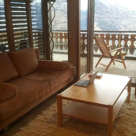 Appartement D'Une Chambre Avec Vue Imprenable - Veysonnaz Bagian luar foto