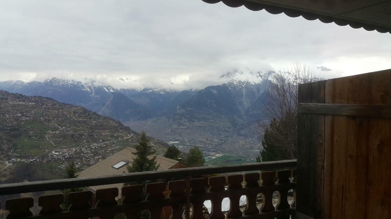 Appartement D'Une Chambre Avec Vue Imprenable - Veysonnaz Bagian luar foto